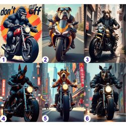 Humoros motoros, élővilág - poszter