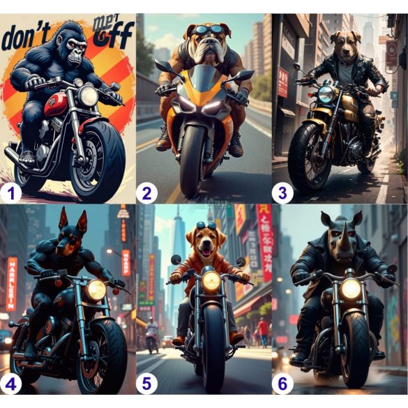 Humoros motoros, élővilág - poszter