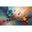 Absztrakt festmények - poszter I
