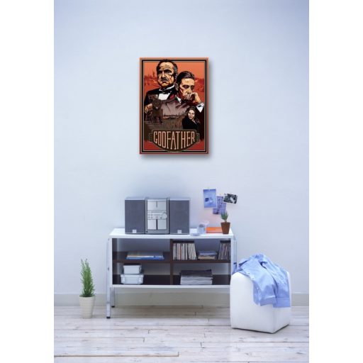 Retro Filmplakát - Keresztapa -D