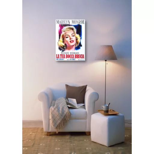 Retro Filmplakát - Marilyn Monroe -B