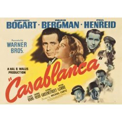 Retro Filmplakát - Casablanca -A