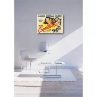 Retro Filmplakát - Casablanca -A
