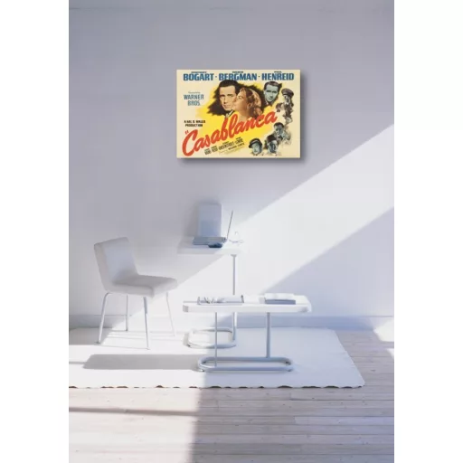 Retro Filmplakát - Casablanca -A