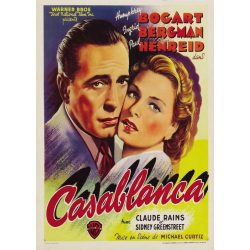 Retro Filmplakát - Casablanca -B