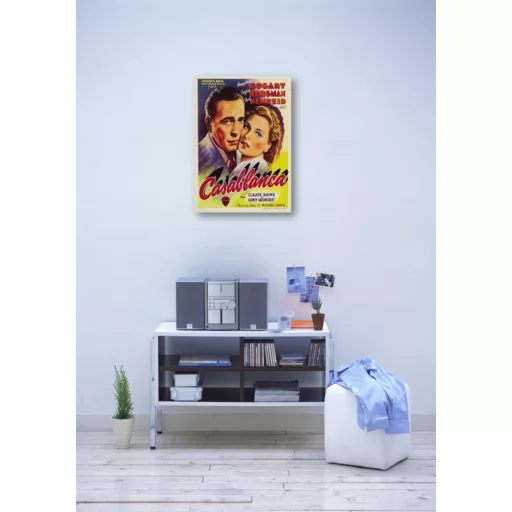 Retro Filmplakát - Casablanca -B