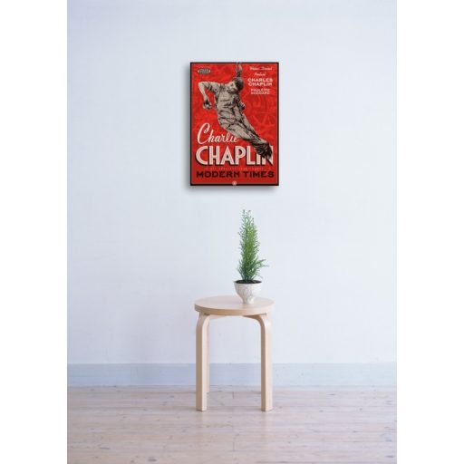 Retro Filmplakát - Charlie Chaplin - Modern Times -B