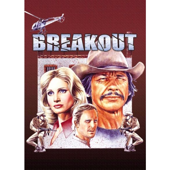 Retro Filmplakát - Charles Bronson - Breakout