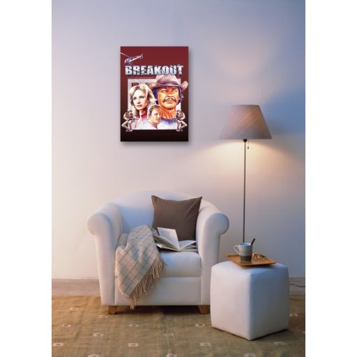 Retro Filmplakát - Charles Bronson - Breakout