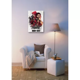   Retro Filmplakát - A nagy pénzrablás - La Casa De Papel -A
