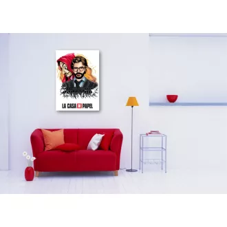   Retro Filmplakát - A nagy pénzrablás - La Casa De Papel -B