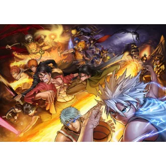   FanArt Anime Mix - Naruto - Bleach - Fairy Tail - One Piece - poszter