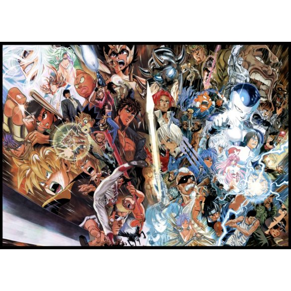 FanArt Anime Mix -  Bleach - One Piece- Jojo No Kimyou Na Bouken - D.Gray - Man - Death Note - poszter