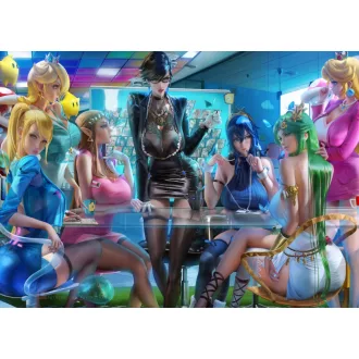   FanArt Anime Manga Mix - Final Fantasy - Fire Emblem - Super Mario Bros - The Legend Of Zelda - poszter
