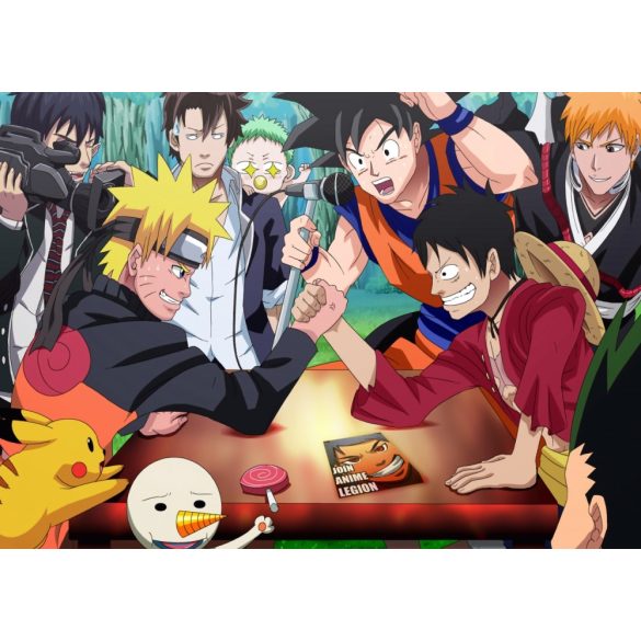 FanArt Anime Mix - Naruto - Bleach - Fairy Tail - Dragon Ball - poszter