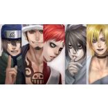 FanArt Anime Mix - Naruto - Bleach - Fairy Tail - One Piece -F - poszter
