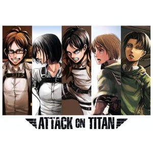 FanArt Anime - Attack On Titan poszter -A - poszter