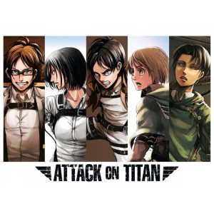 FanArt Anime - Attack On Titan poszter -A - poszter