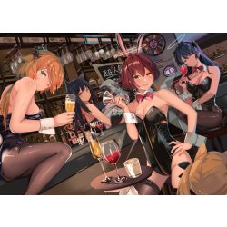   FanArt Anime - Arknights - Texas - Exusiai - Mostima - Sora - Croissant -F - poszter