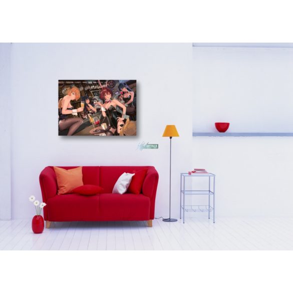 FanArt Anime - Arknights - Texas - Exusiai - Mostima - Sora - Croissant -F - poszter