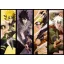 FanArt Anime - Naruto - Uzumaki Naruto - Uchiha Sasuke - Namikaze Minato - Jiraiya - poszter