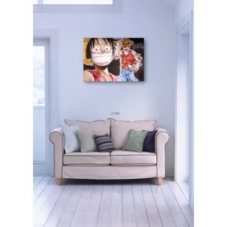 FanArt Anime - One Piece - Monkey D Luffy -D - poszter