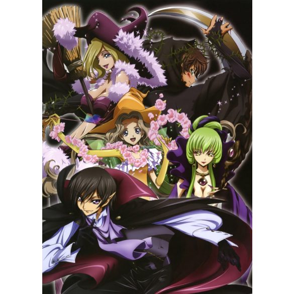 FanArt Anime - Code Geass - C.C. - Lelouch Lamperouge - Kururugi Suzaku - Nunnally Lamperouge -D - poszter