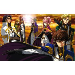   FanArt Anime - Code Geass - Kururugi Suzaku - Anya Alstreim - Gino Weinberg - Monica Kruszewski -E - poszter