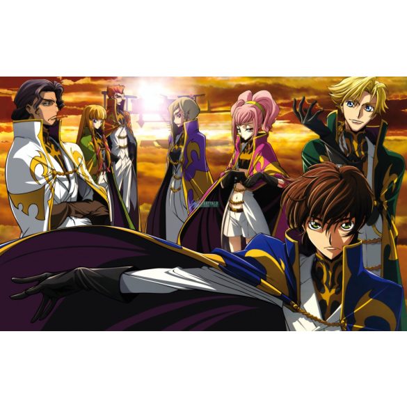 FanArt Anime - Code Geass - Kururugi Suzaku - Anya Alstreim - Gino Weinberg - Monica Kruszewski -E - poszter