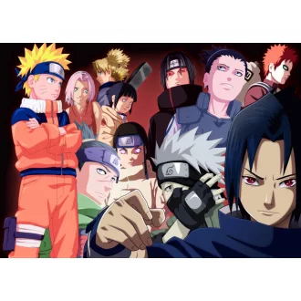   FanArt Anime - Naruto II - Uzumaki Naruto - Uchiha Sasuke - Haruno Sakura - Hyuuga Hinata - poszter