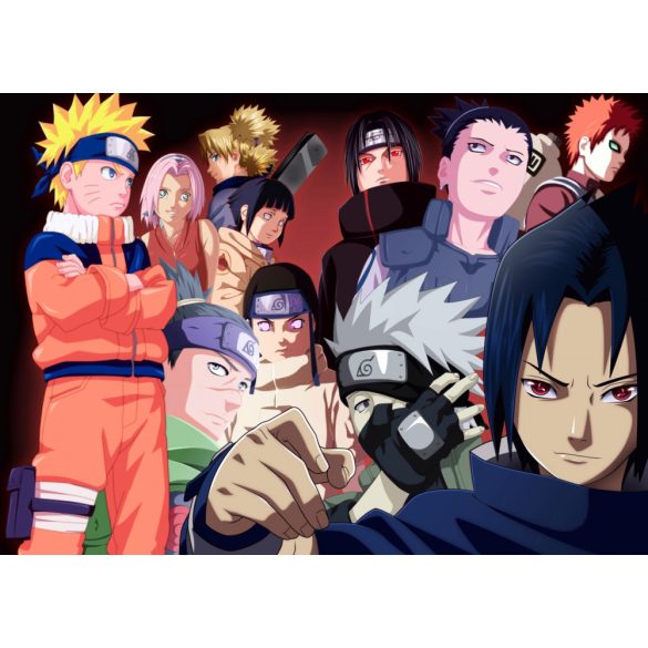 FanArt Anime - Naruto II - Uzumaki Naruto - Uchiha Sasuke - Haruno Sakura - Hyuuga Hinata - poszter