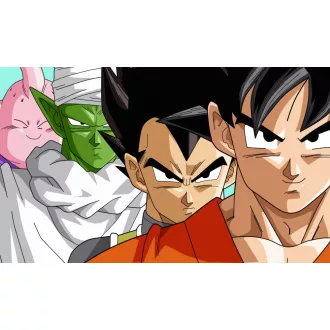   FanArt Anime - Dragon Ball Z -Son Goku - Vegeta - Piccolo Daimaou - Majin Buu - poszter