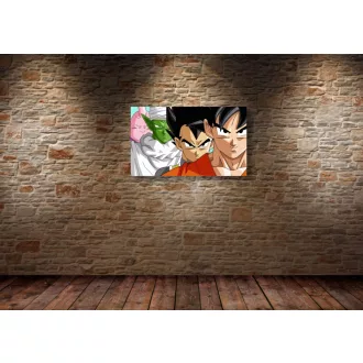   FanArt Anime - Dragon Ball Z -Son Goku - Vegeta - Piccolo Daimaou - Majin Buu - poszter