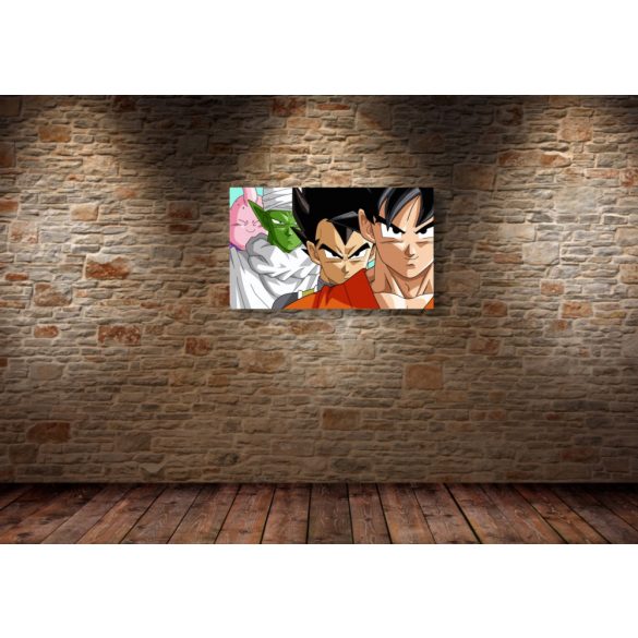 FanArt Anime - Dragon Ball Z -Son Goku - Vegeta - Piccolo Daimaou - Majin Buu - poszter