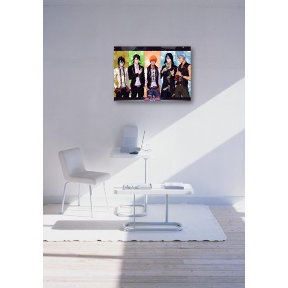 FanArt Anime - Bleach - Kurosaki Ichigo - Ulquiorra Schiffer - Kuchiki Byakuya - Grimmjow Jeagerjaques - poszter