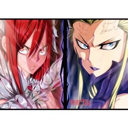 FanArt Anime - Fairy Tail - Erza Scarlet - Kyouka - poszter