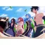 FanArt Anime - Fairy Tail - Erza Scarlet - Gray Fullbuster - Juvia Lockser - Gajeel Redfox - Laxus Dreyar - poszter