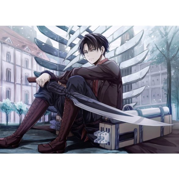 FanArt Anime - Attack On Titan - Shingeki no Kyojin - Levi Rivaille /E - poszter