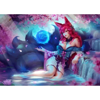 FanArt Anime - League of Legends - Ahri /A - poszter