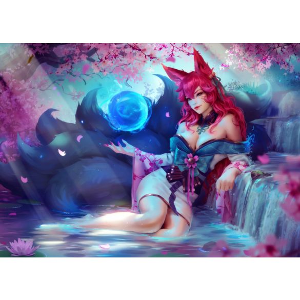 FanArt Anime - League of Legends - Ahri /A - poszter