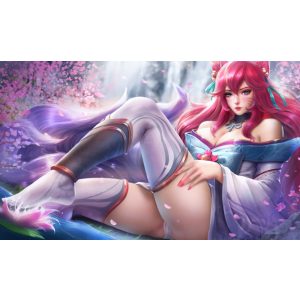 FanArt Anime - League of Legends - Ahri /B - poszter