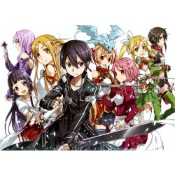FanArt Anime - Sword Art Online -C poszter