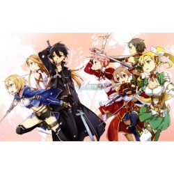 FanArt Anime - Sword Art Online -H poszter