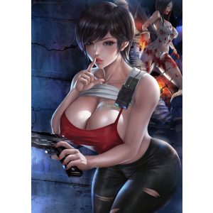 FanArt Anime - Resident Evil -F poszter