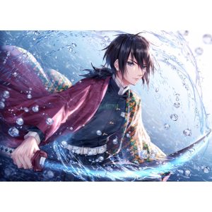 FanArt Anime - Demon Slayer - Tomioka poszter