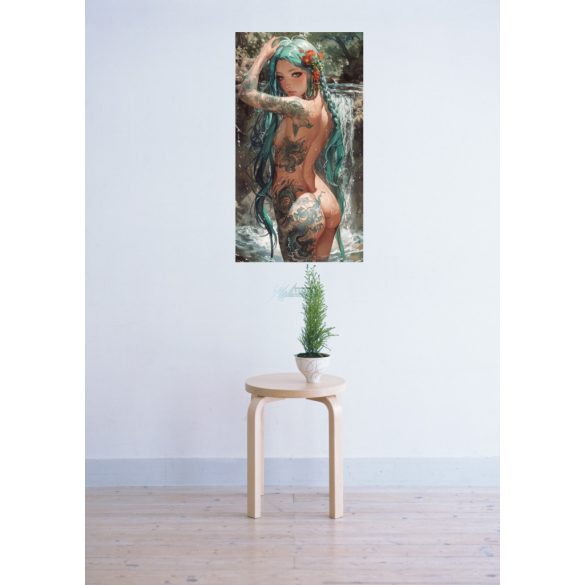 FanArt Anime sexy tetovált Girl - poszter