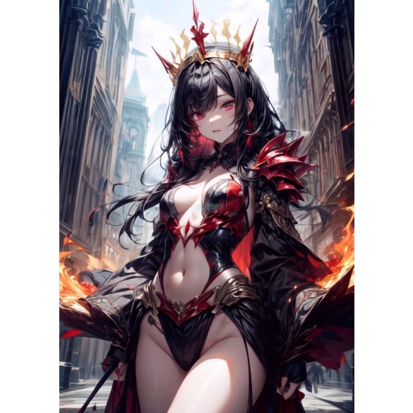 FanArt Anime Sexy Demon Queen - poszter