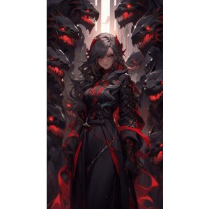 FanArt Anime Sexy Demon - poszter