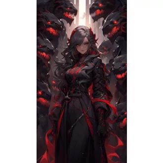 FanArt Anime Sexy Demon - poszter