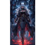 FanArt Anime Sexy Demon - poszter